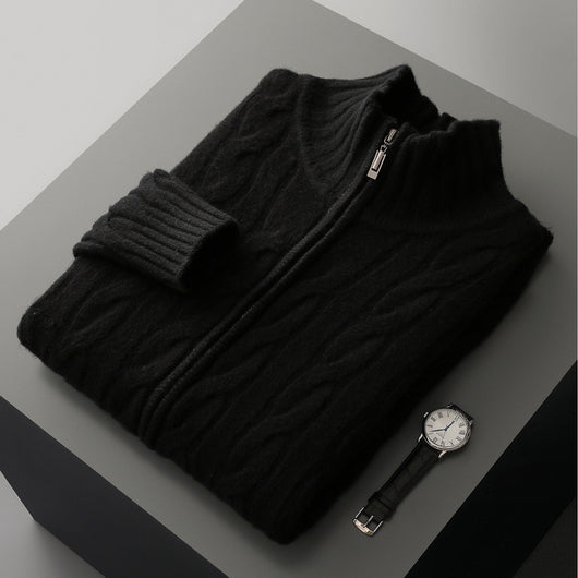 Abrigo de Punto con Cierre Innovador para Hombre - Image 8