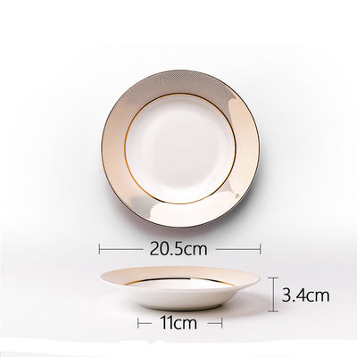 Juego de Vajilla de Porcelana Ósea Nórdica Lujo - Image 6
