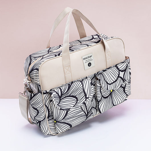 Bolso Maternal Bandolera Elegante con Diseño Asimétrico - Image 9