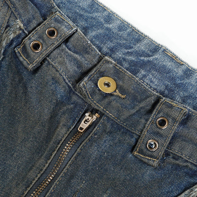 Pantalones Vaqueros Oversized Estilo Urbano Americano Corte Pesado - Image 29