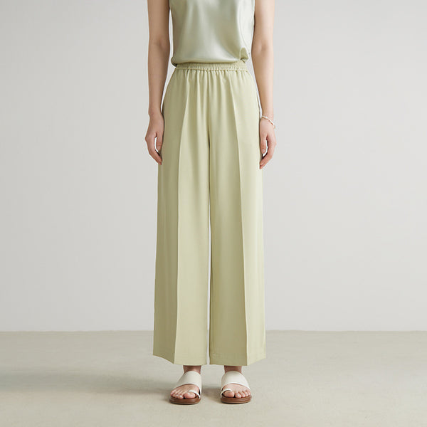 Pantalones Rectos Casuales Talla Grande para Mujer - Conjunto Versátil Perfecto