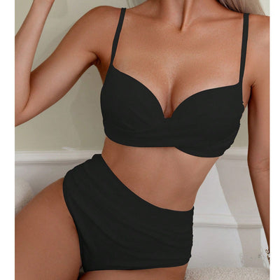 Traje de Baño Bikini Cintura Alta con Refuerzo de Acero para Mujer - Image 6