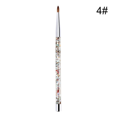 Set de 7 Brochas para Uñas Acrílicas - Nylon Profesional para Manicura - Image 3