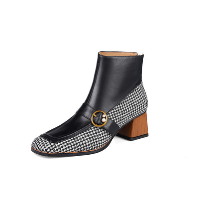 Botas de Cuero Tacón Alto Tallas Grandes para Mujer - Image 9