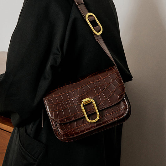 Bolso Messenger Vintage de Un Hombro para Hombre Maduro - Image 7