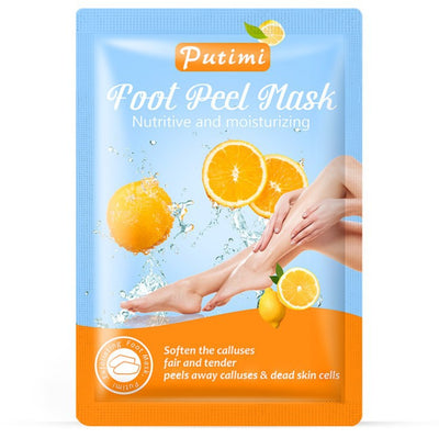 Mascarilla Exfoliante para Pies con Lavanda y Rosa - Elimina Callos y Piel Muerta - Image 3