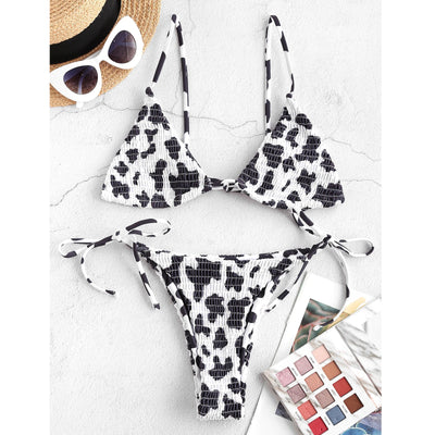 Bikini Estampado Dividido Europeo Americano para Mujer - Image 17