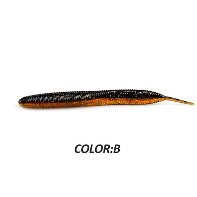 Larva Artificial 7.4-10cm Sabor Salado Suave para Pesca - Image 7