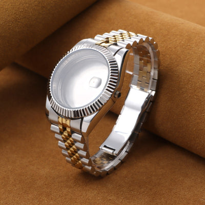 Pulsera de Reloj en Acero Inoxidable Calibre Sólido - Image 14