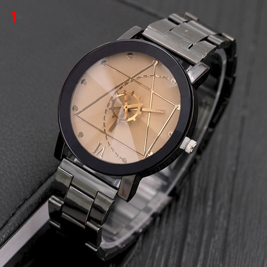 Reloj de Pareja Brújula Acero Inoxidable - Diseño Unisex Moderno - Image 3