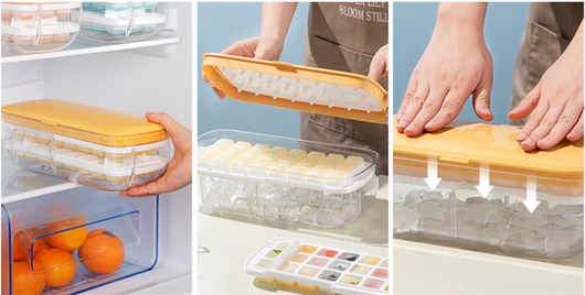 Molde para Hielo con Caja de Almacenamiento y Desmolde Rápido - Image 18