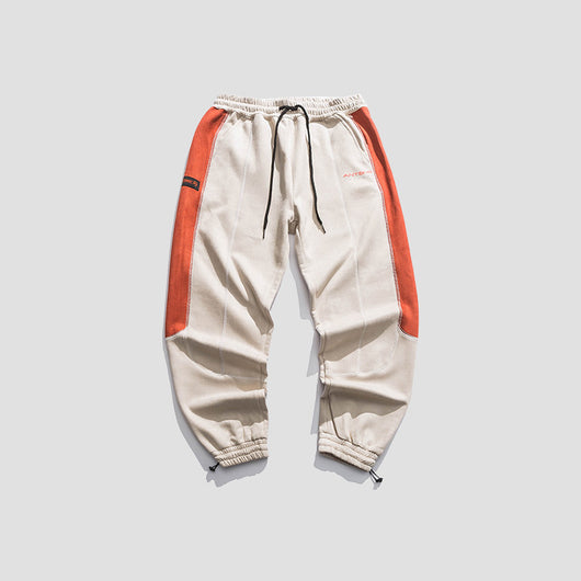 Pantalones Deportivos Hong Kong con Costuras Contrastadas y Tiras Ajustables - Image 8