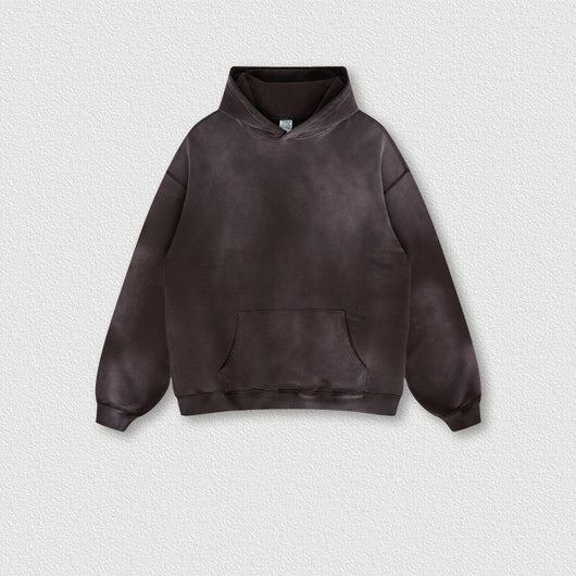 Sudadera Vintage Americana con Capucha y Efecto Desgastado Bayoneta - Image 9
