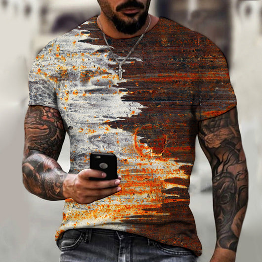 Remera Casual Hombre Estampado Digital 3D - Image 7