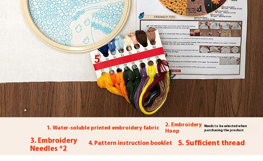 Kit DIY Reloj Decorativo con Bordado - Manualidad Creativa Hecha a Mano - Image 24