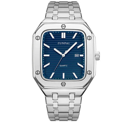 Reloj de Acero Inoxidable Cuadrado para Hombre - Diseño Moderno - Image 15