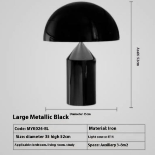 Lámpara de Escritorio Semilunar Moderna Diseño Minimalista Estilo Hotel - Image 13