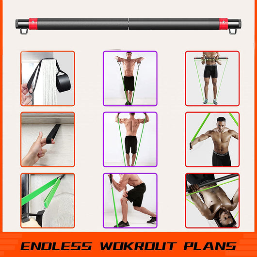 Banda Elástica de Entrenamiento con Cuerda de Tracción para Fitness en Casa - Image 7