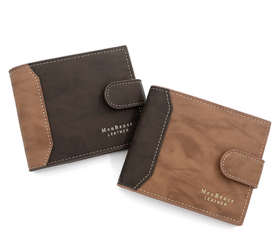 Billetera Corta para Hombre Edición Coreana con Cierre Dorado - Image 17