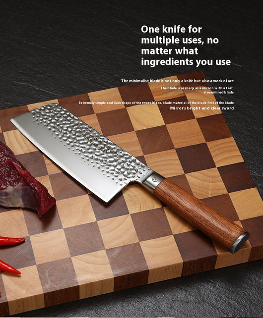 Cuchillo de Cocina Minimalista con Mango de Madera - Image 11