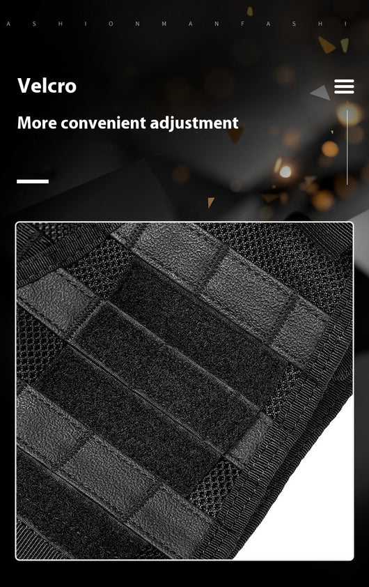 Chaleco Táctico Protector Negro para Actividades al Aire Libre - Image 14