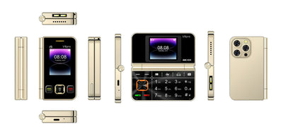 Teléfono Móvil Plegable V8pro con Doble Pantalla - Image 11