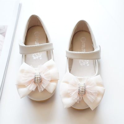 Zapatos Infantiles Princesa con Strass y Flores para Niña - Image 4
