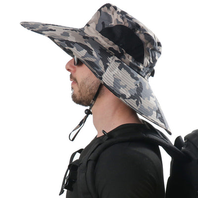 Gorro Camuflado Protector Solar Transpirable para Pesca y Aventura - Image 11