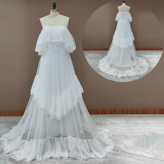 Vestidos de Novia con Lunares para Mujer - Diseño Elegante y Moderno - Image 7