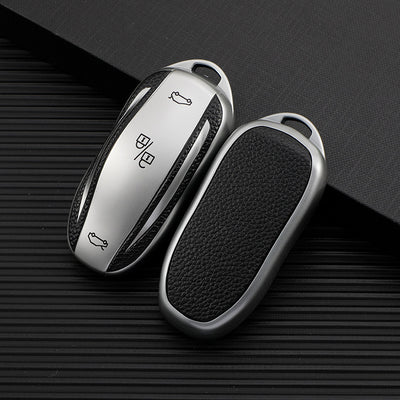 Estuche Premium para Llaves con Patrón de Cuero - Image 6