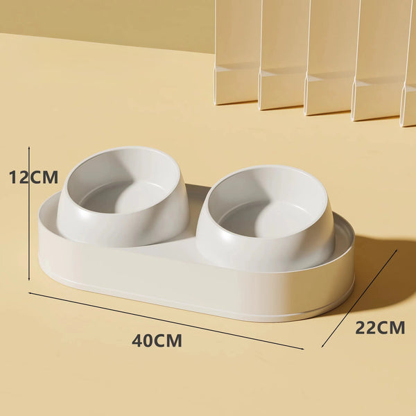 Comedero Doble Elevado para Mascotas con Protección Cervical y Base Antideslizante - Image 4