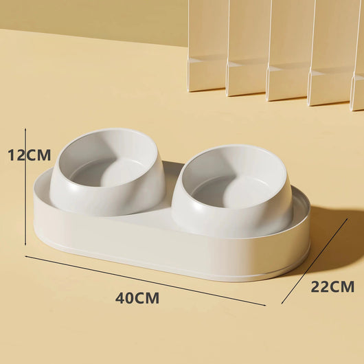 Comedero Doble Elevado para Mascotas con Protección Cervical y Base Antideslizante - Image 4