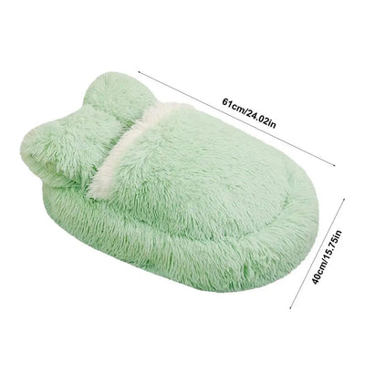 Cama Térmica Acogedora para Mascotas Pequeñas - Nido Antideslizante para Perros y Gatos - Image 2