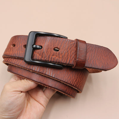 Cinturón de Cuero Premium Estilo Coreano con Hebilla de Perno para Hombre - Image 23