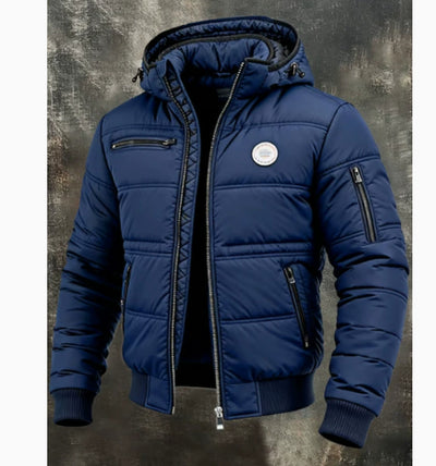 Chaqueta Acolchada de Algodón Casual para Hombre - Image 7