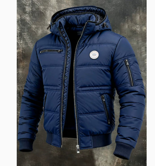 Chaqueta Acolchada de Algodón Casual para Hombre - Image 7