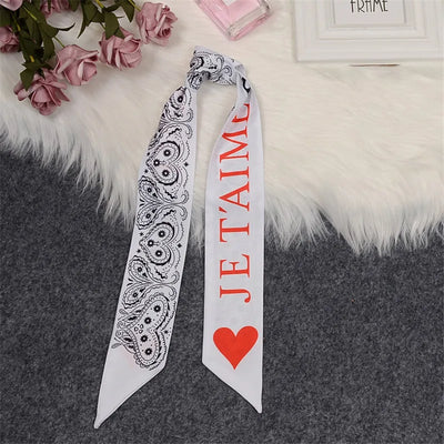 Pañuelo de Seda Estampado para Mujer - Accesorio Versátil Twill - Image 9
