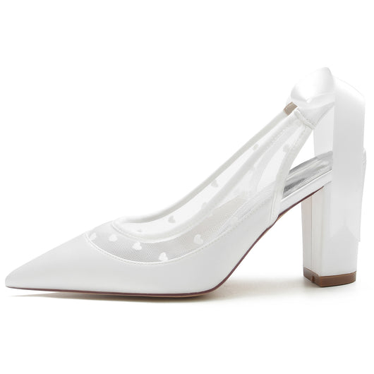 Zapatos de Tacón Cuadrado con Punta Afilada y Cristales Brillantes - Image 55