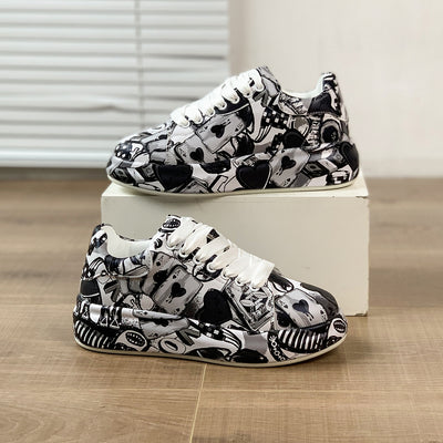 Zapatillas Deportivas Plataforma Mujer con Diseño Pintado a Mano - Image 10