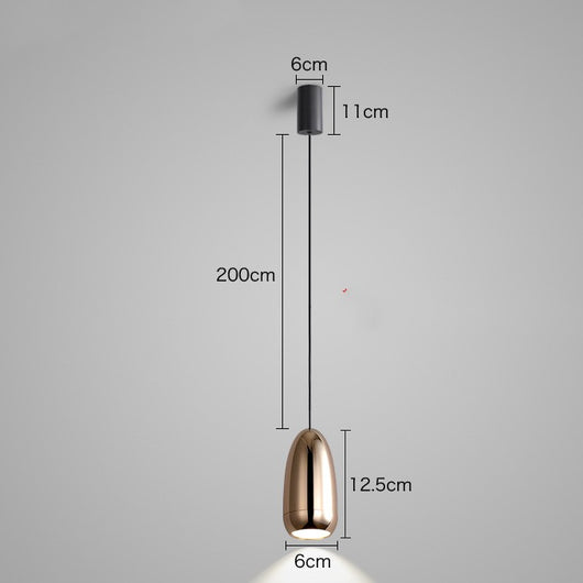 Lámpara Colgante LED Minimalista de Diseño Moderno para Dormitorio - Image 4