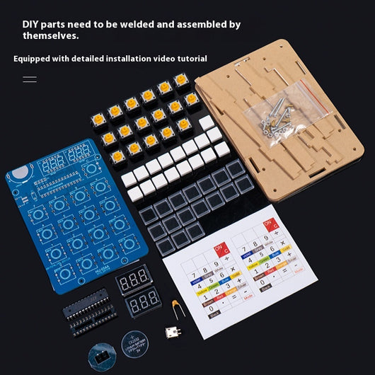 Kit DIY Calculadora con Microcontrolador de Chip Único y Pantalla Digital - Image 4