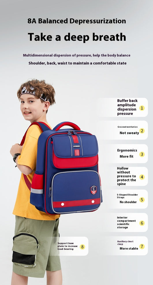 Mochila Escolar Infantil de Gran Capacidad, Ligera y Transpirable - Image 15
