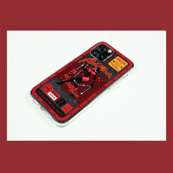 Funda Transparente para Teléfono Ángel Meteoro Calavera
