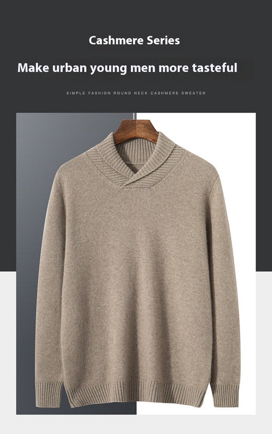Suéter Tipo Saco de Cachemira para Otoño e Invierno - Image 11