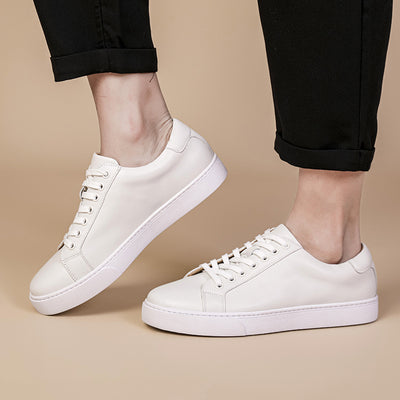 Zapatos de Cuero Genuino Respirable con Suela Gruesa - Estilo Británico Casual y Deportivo - Image 8