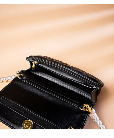 Bolso de Cadena Diamante Estilo Perfume en Cuero Pequeño - Image 22