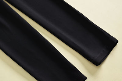 Jumpsuit Elegante Sin Mangas Negro Ajustado para Mujer - Image 13