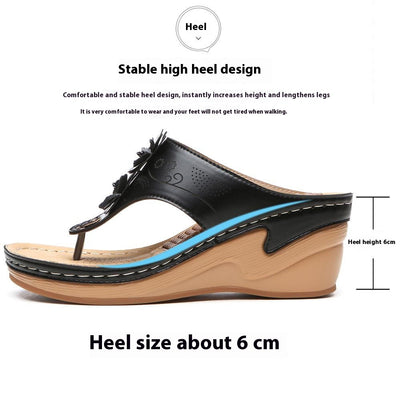 Pantuflas Tipo Chanclas con Plataforma Gruesa y Tacón Alto Antideslizantes - Image 16