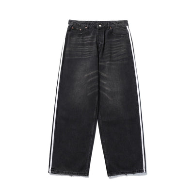 Jeans Azul con Cintas Laterales Premium - Image 5