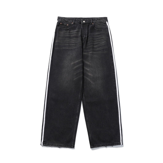 Jeans Azul con Cintas Laterales Premium - Image 5